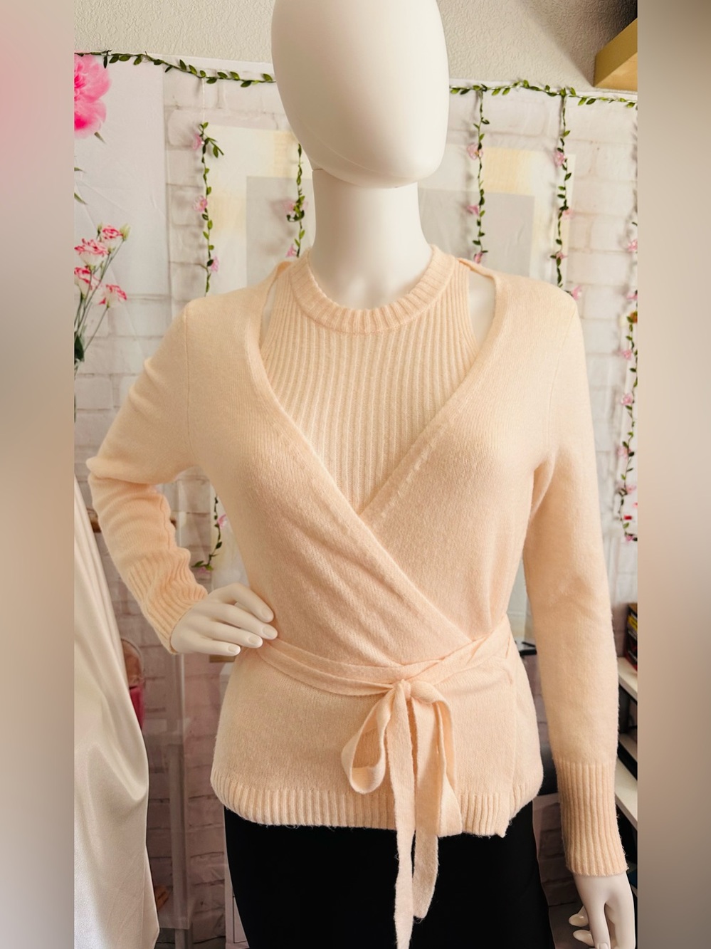 White House Black Market Two-in-One Wrap Cardigan